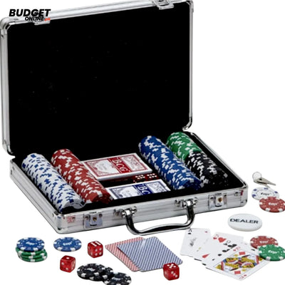 200-Piece Poker Game Set With Aluminium Case