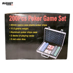 200-Piece Poker Game Set With Aluminium Case