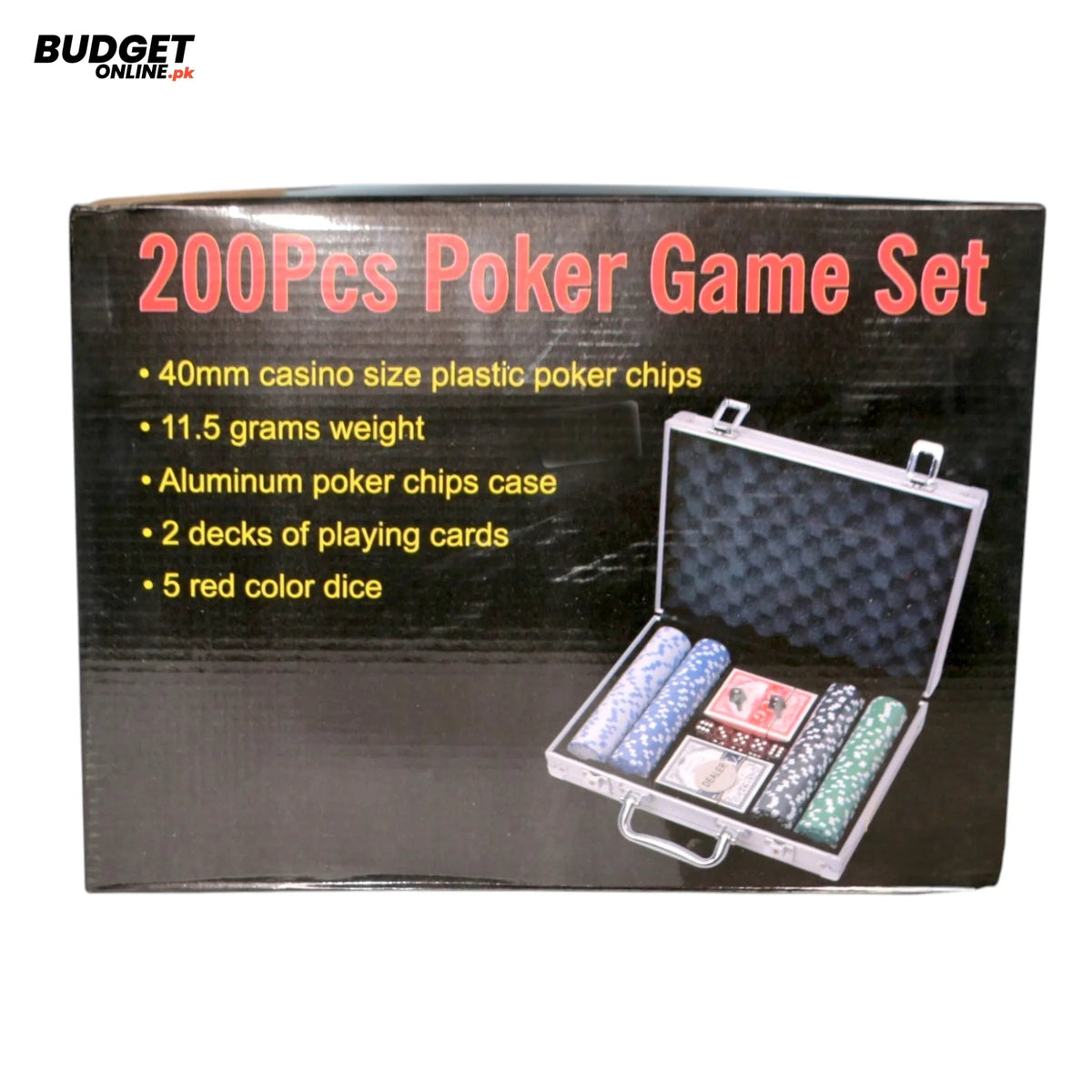 200-Piece Poker Game Set With Aluminium Case