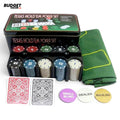 200-Piece Texas Hold’em Poker Set in Tin Case