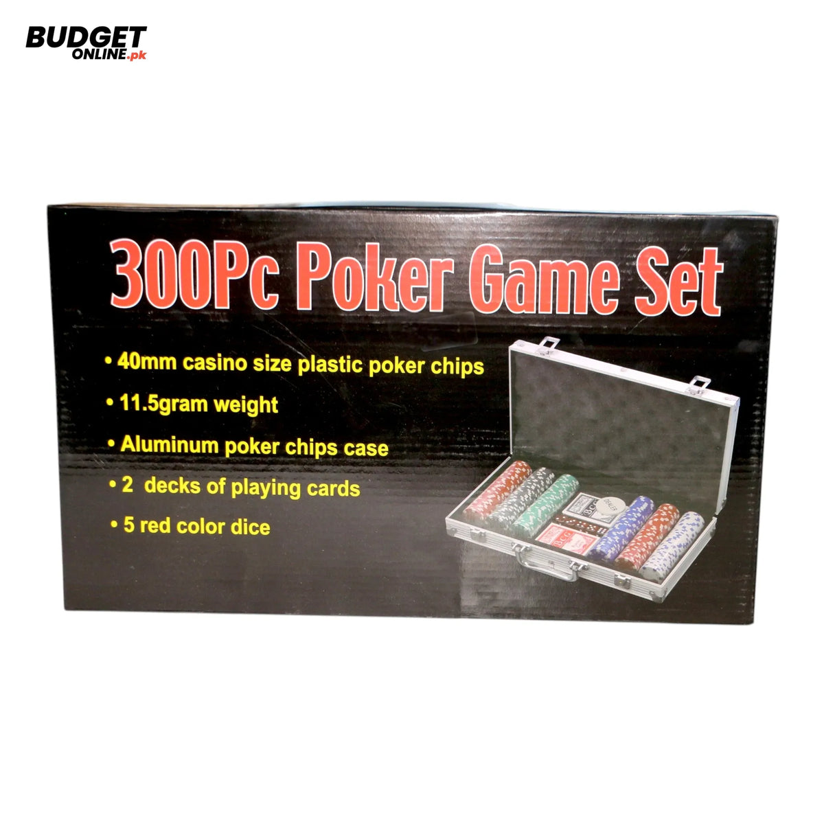 300-Piece Poker Game Set With Aluminum Case
