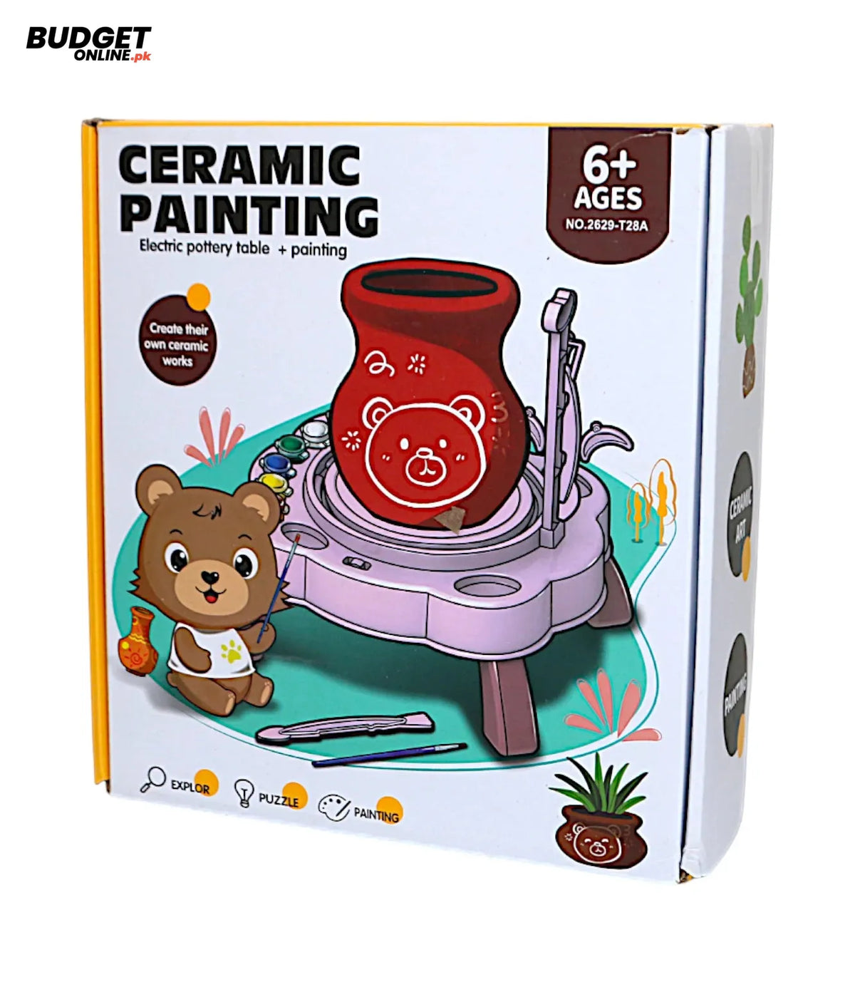 DIY Ceramic Pottery Painting Wheel Set
