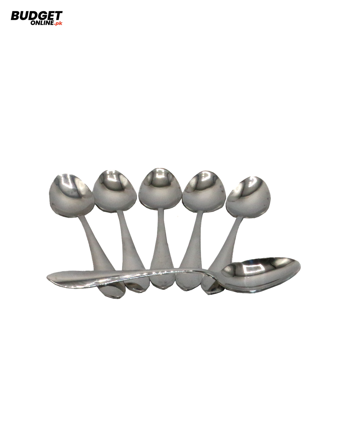 Stainless Steel Dessert Spoons Set of 6
