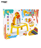 Giraffe Projection Painting Table With Music And Lights