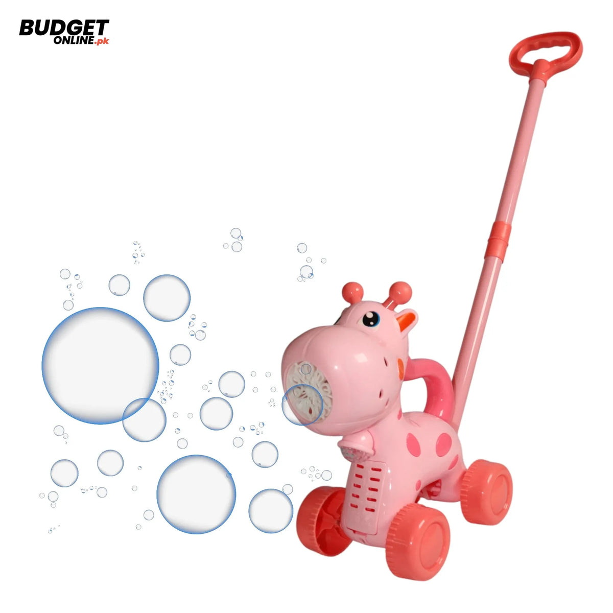 Push-Along Giraffe Bubble Machine