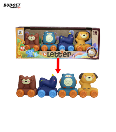 ABC Animal Wheel Cars Learning Set