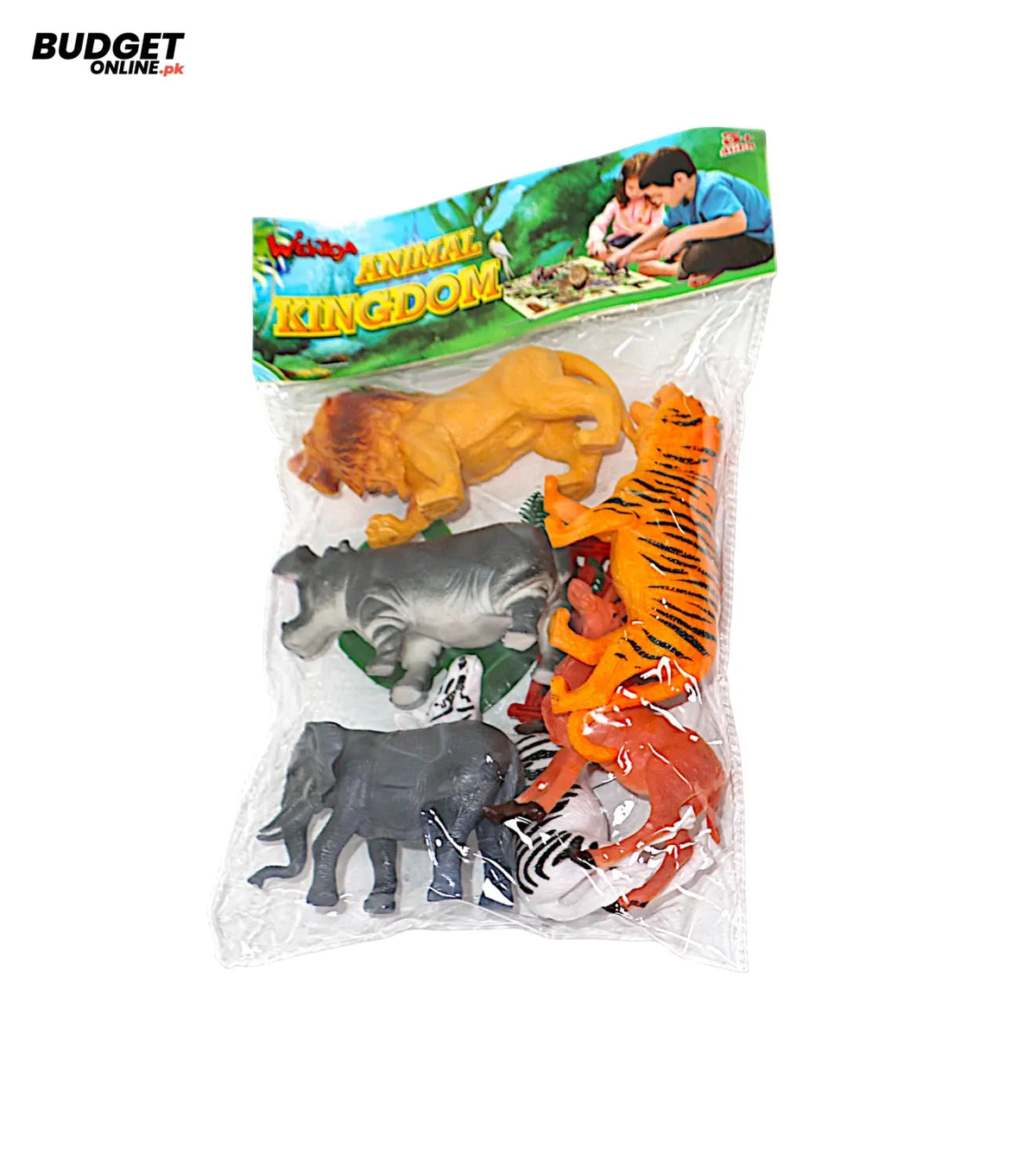 10-Piece Colorful PVC Animal Set