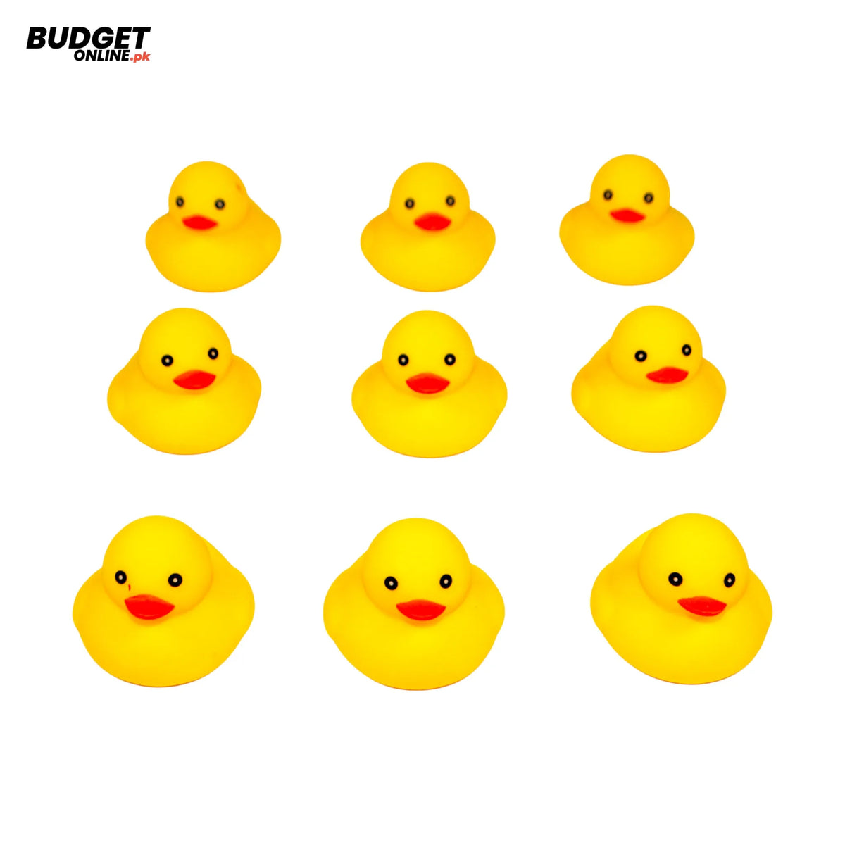 9-Piece PVC Rubber Duck Set