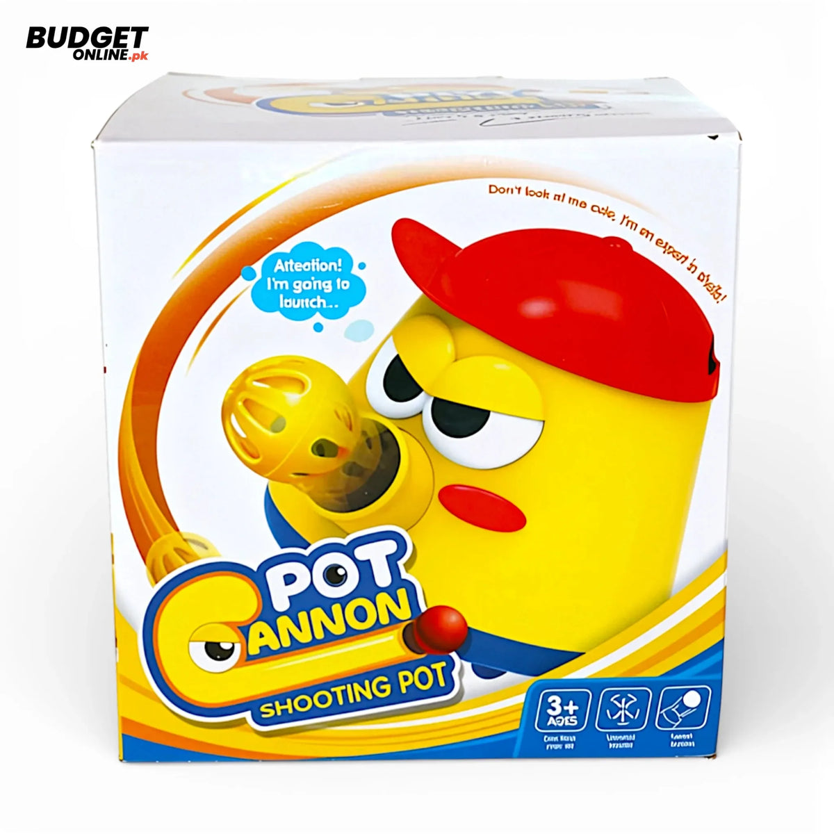 Pot Cannon Shooting Ball Toy