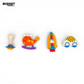Colorful 4-Piece Baby Rattle Set