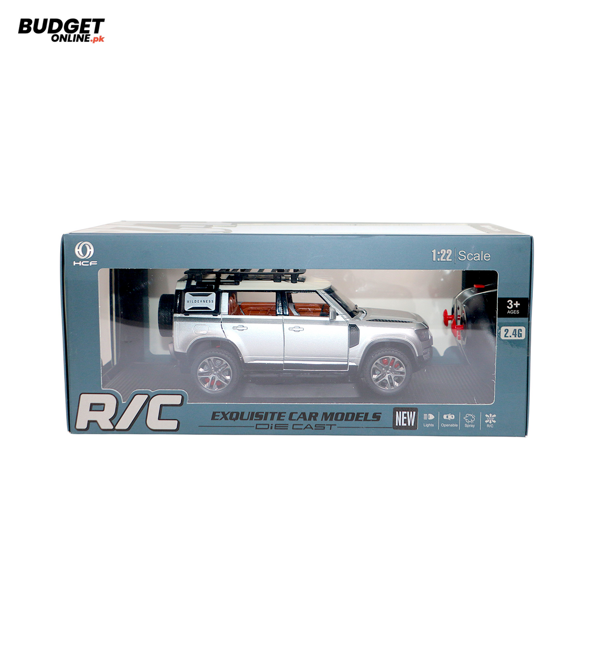 Remote Control Defender Die-Cast Car 1:22