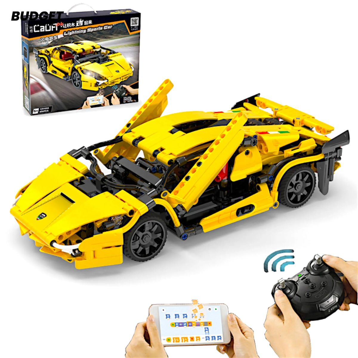 Remote Control Sports Car Building Set