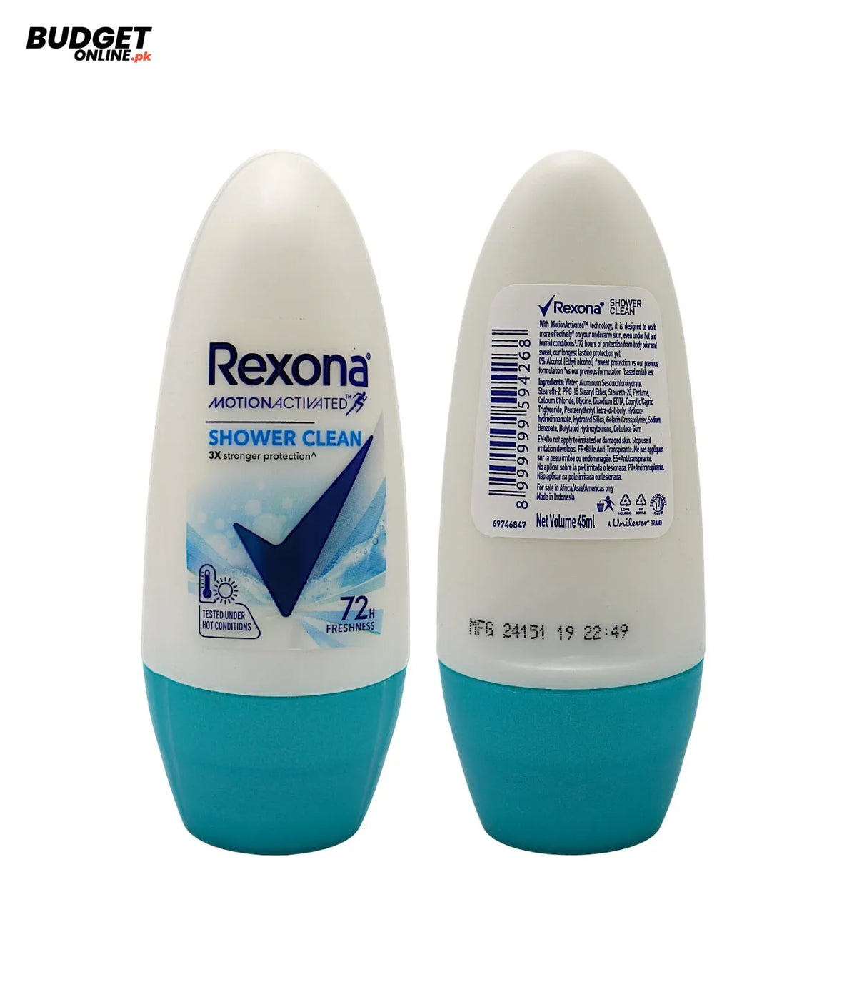 Rexona Shower Clean Roll-On 45ml