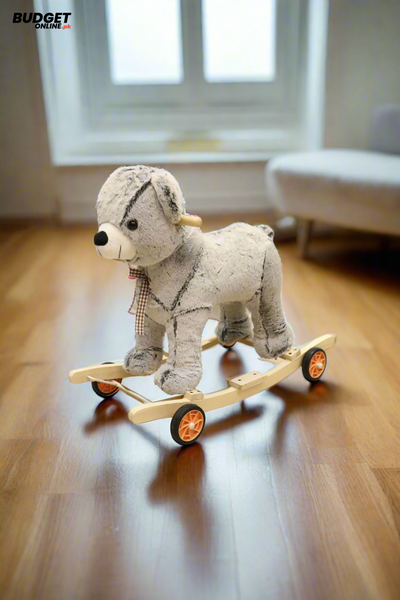 Plush Bear Rocking Ride-On Toy