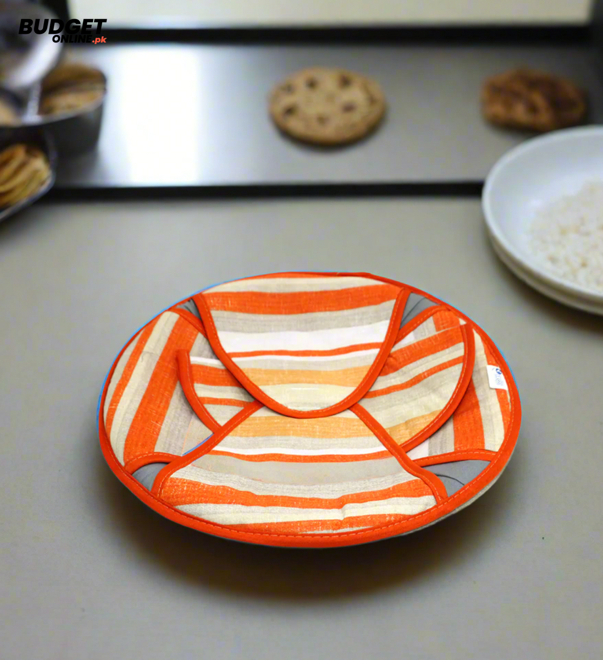 Round Striped Roti Box 12 Inch
