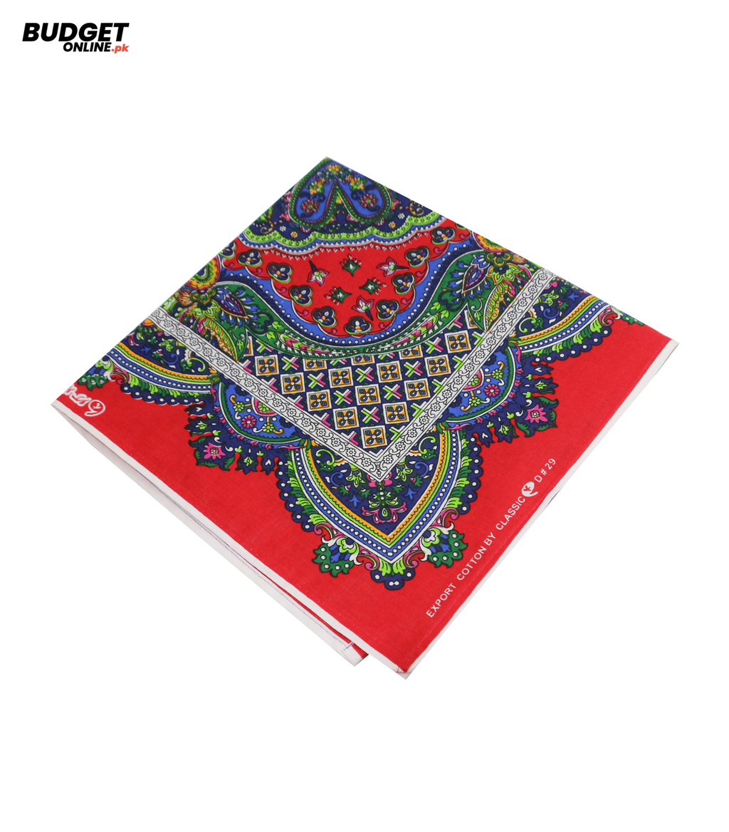 Classic Cotton Pearl-Stitched Roti Romal