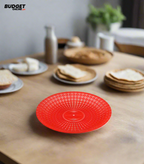 Red Plastic Roti Sieve Basket