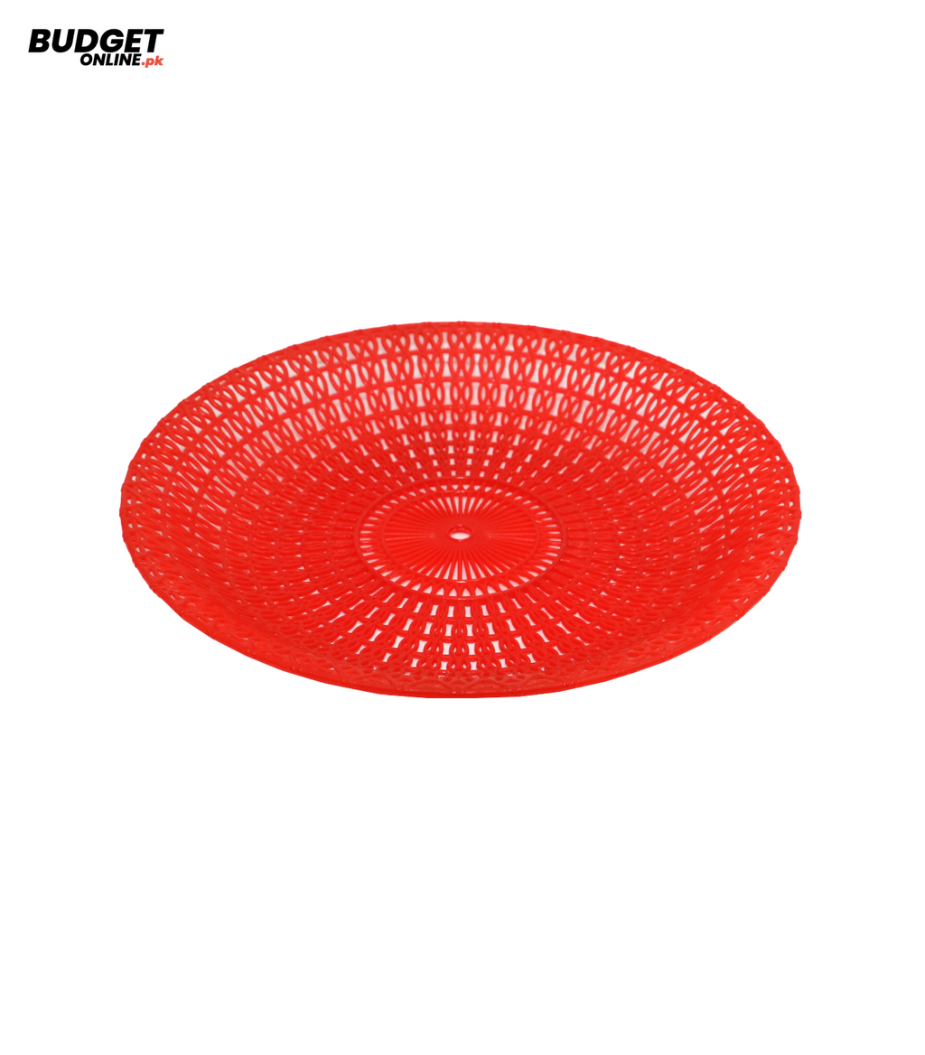 Red Plastic Roti Sieve Basket