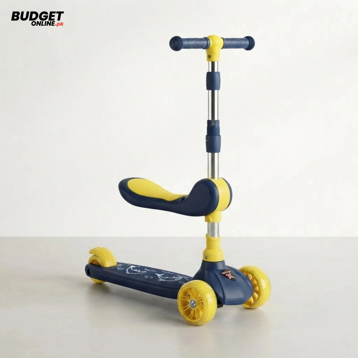 Kids 3-Wheel Scooter With Seat