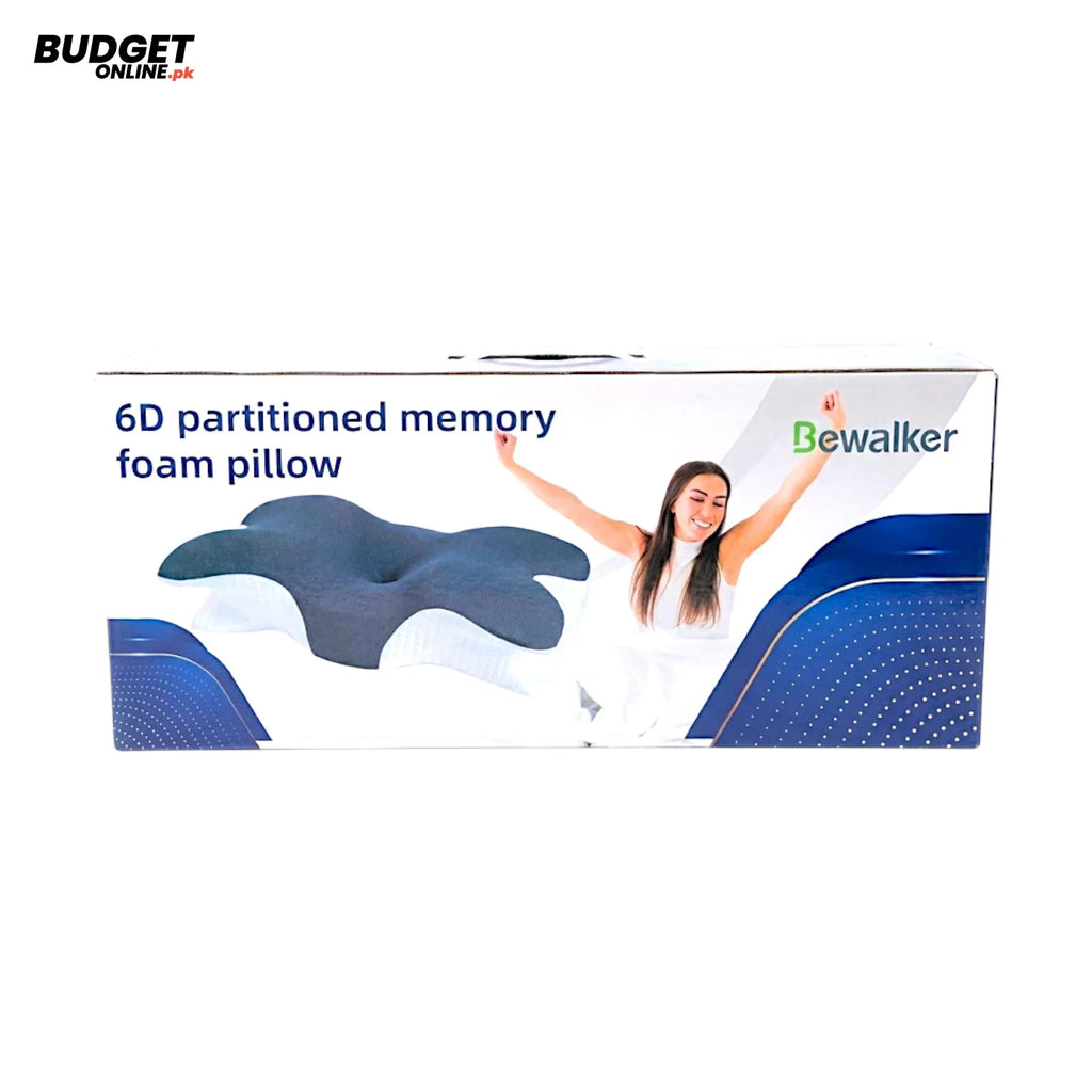 6D Partitioned Memory Foam Sleep Pillow
