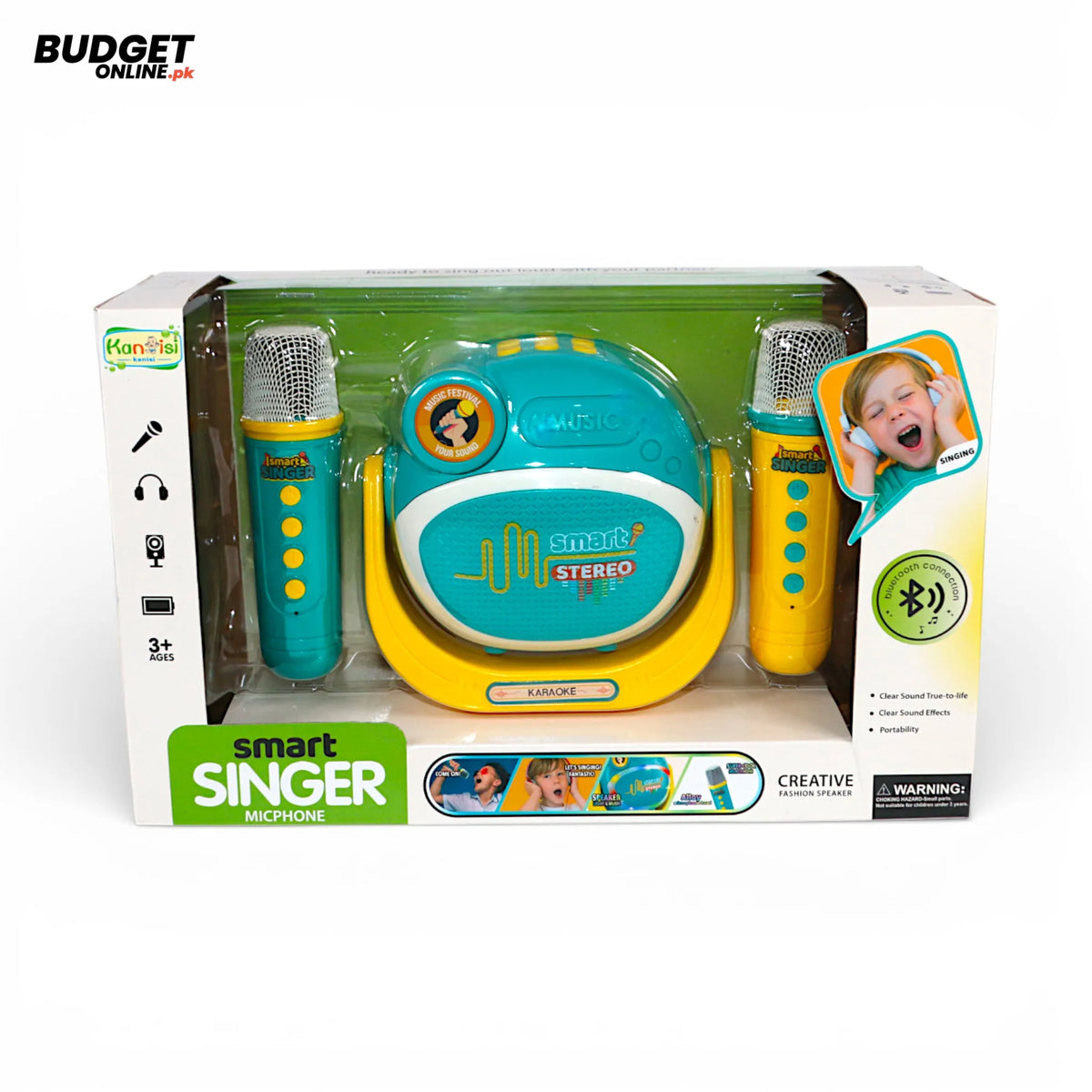 Smart Singer Karaoke Speaker With Dual Microphones
