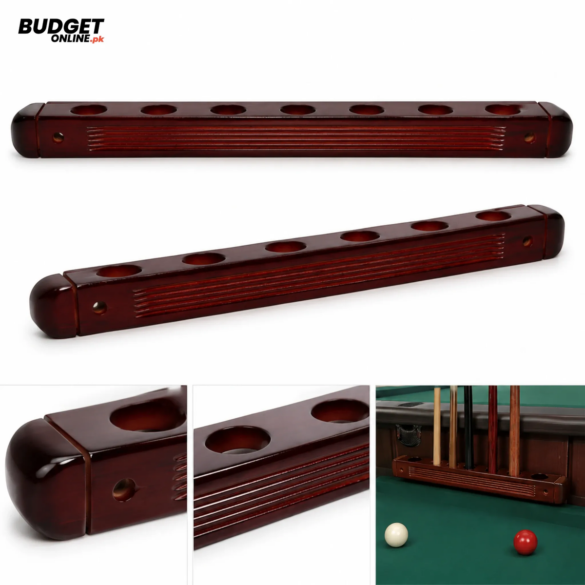 Wooden Snooker Cue Stick Stand