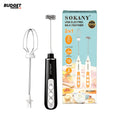 Sokany 2-In-1 USB Rechargeable Milk Frother