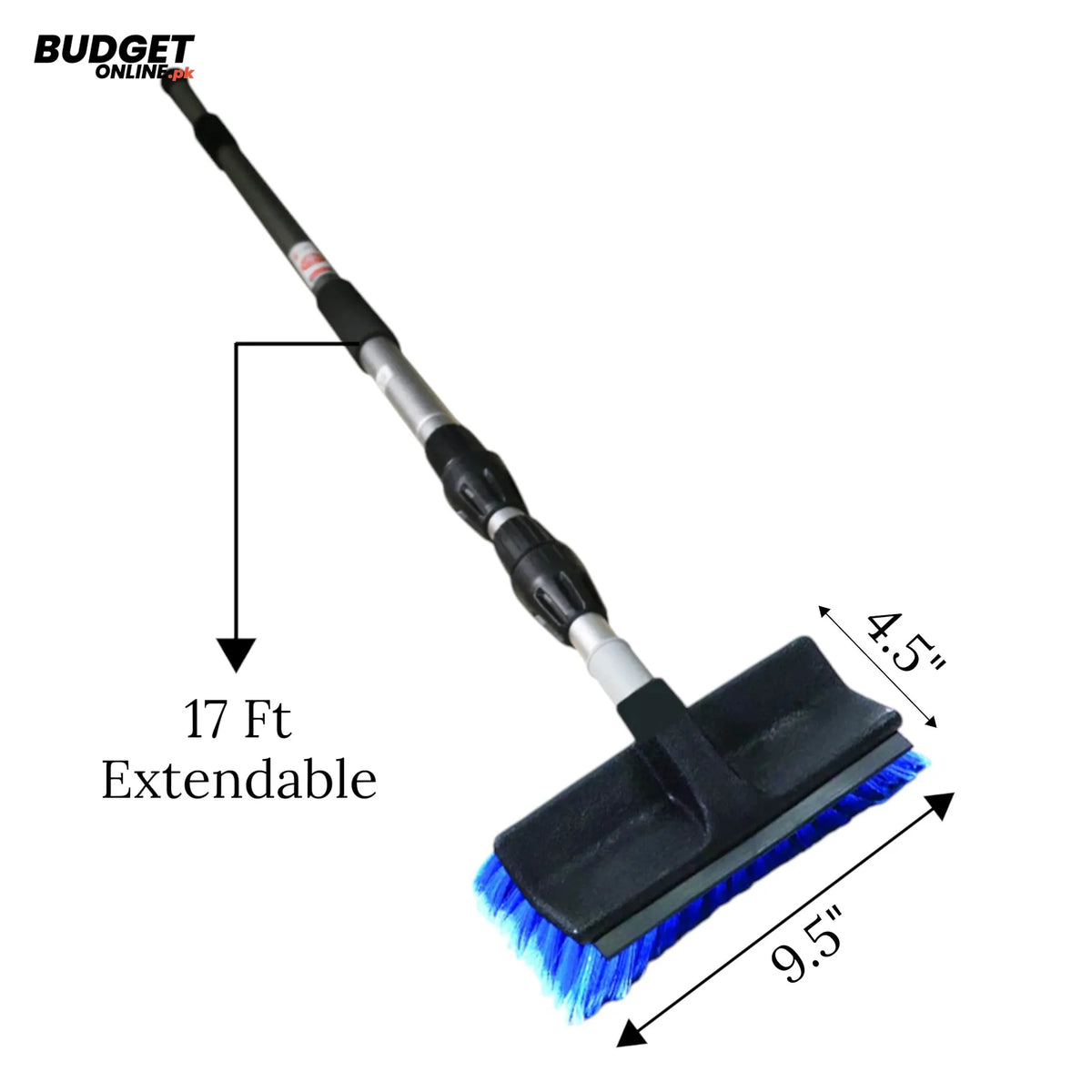 17Ft Solar Panel Cleaning Brush With Soap Bottle