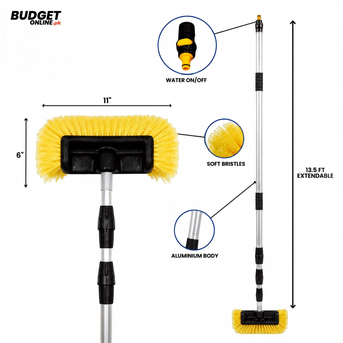 13.5 Ft Solar Panel Cleaning Brush