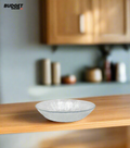 8-Inch Textured Glass Soup Plate