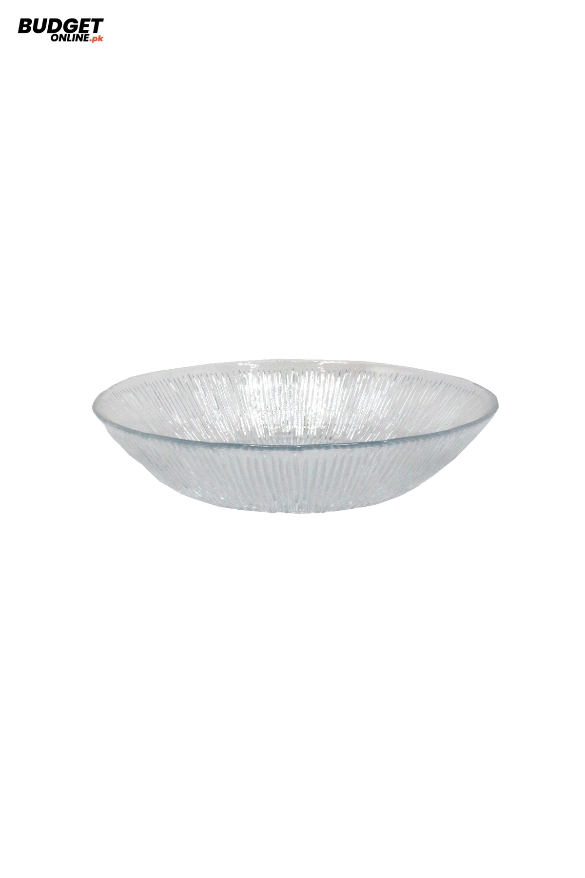 8-Inch Textured Glass Soup Plate