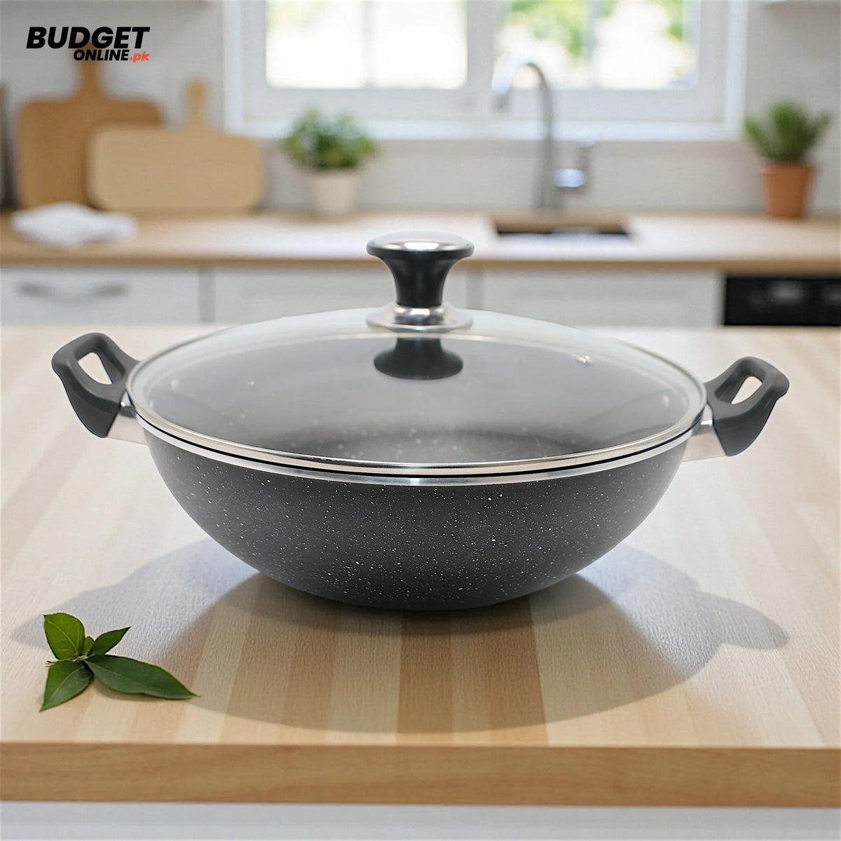Sonex Galaxy Nonstick Wok With Lid 32cm