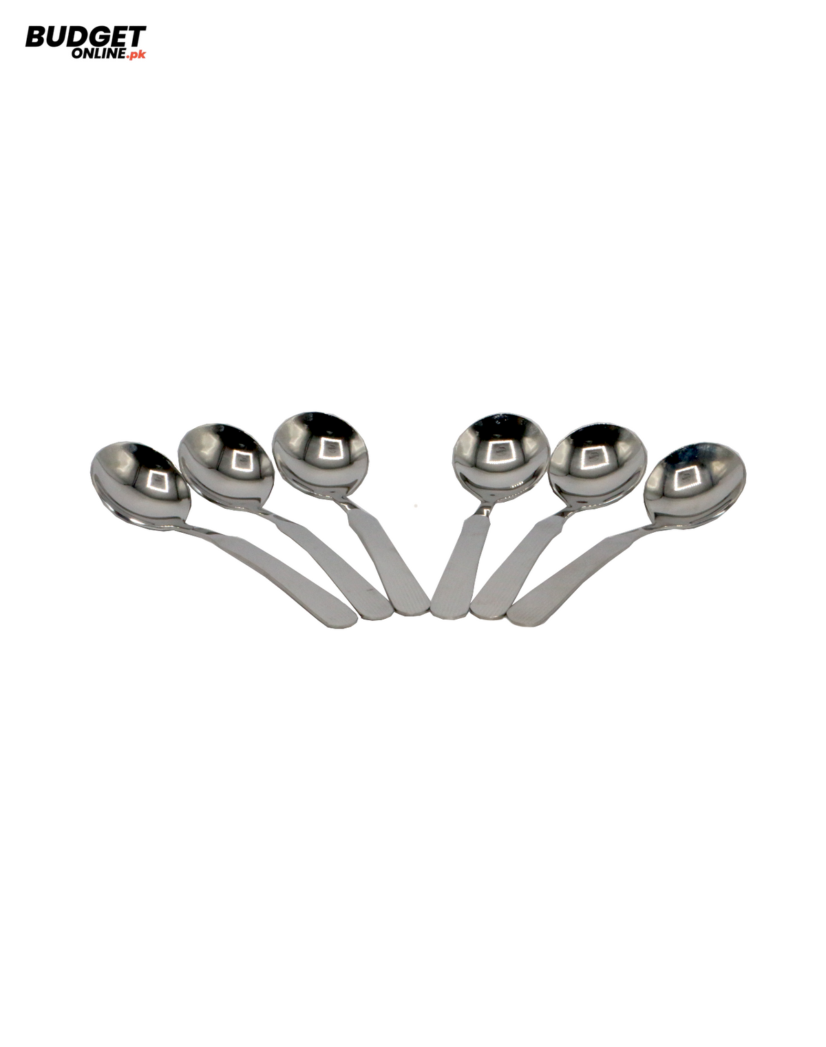 Stainless Steel Soup Spoon Set – 6 Pieces