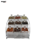 6-Piece Spice Jar Set With Stand