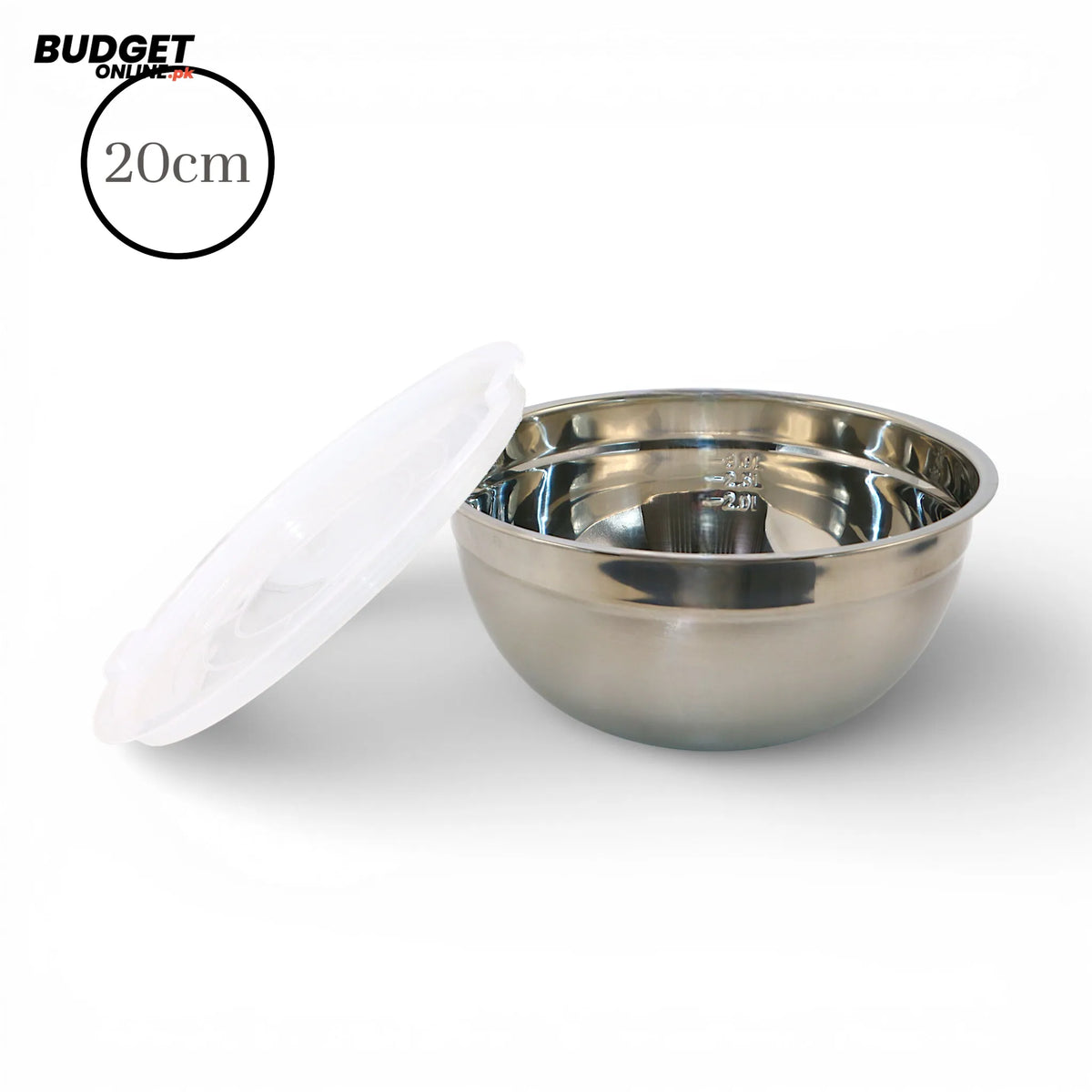 Stainless Steel Bowl With Lid 20cm