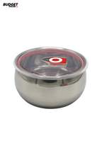 Stainless Steel Bowl With Lid 16cm