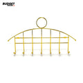 Golden 7-Hook Stainless Steel Clothes Hanger