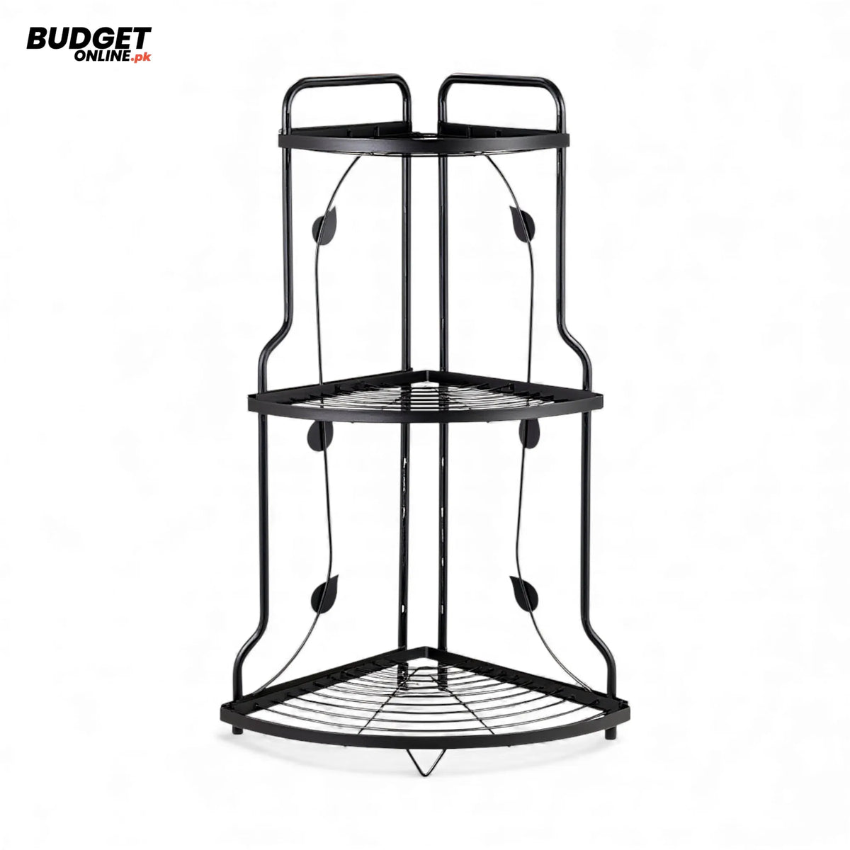 3-Tier Stainless Steel Corner Bath Rack