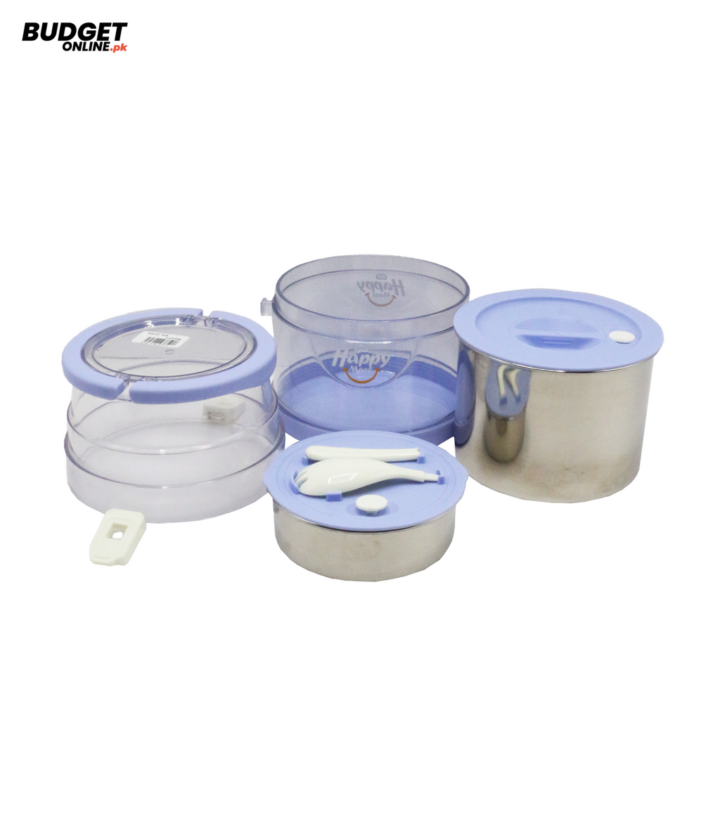 1.5L Two-Layer Stainless Steel Lunch Box
