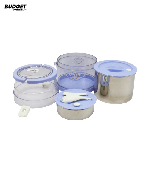 1.5L Two-Layer Stainless Steel Lunch Box