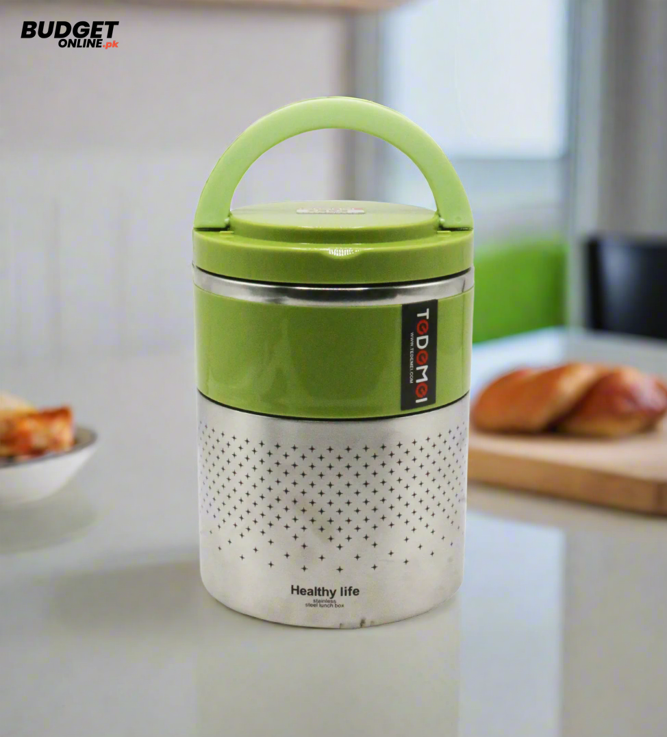 1.5L Stainless Steel 2-Tier Lunch Box