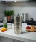 4-Tier Stainless Steel Tiffin Lunch Box