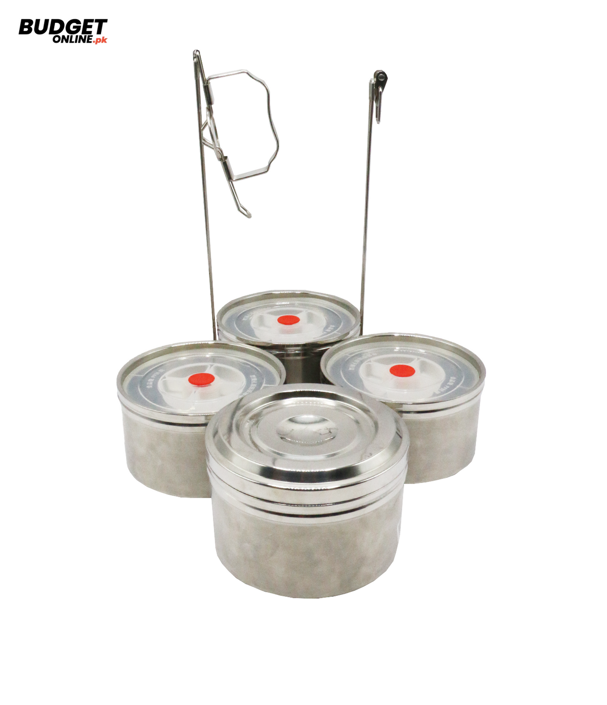 4-Tier Stainless Steel Tiffin Lunch Box