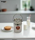 Stainless Steel Milk Dool With Lid, 1 Litre