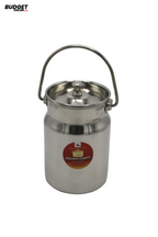 Stainless Steel Milk Dool With Lid, 1 Litre