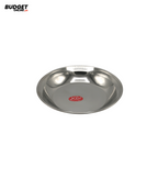 9-Inch Stainless Steel Plain Plate