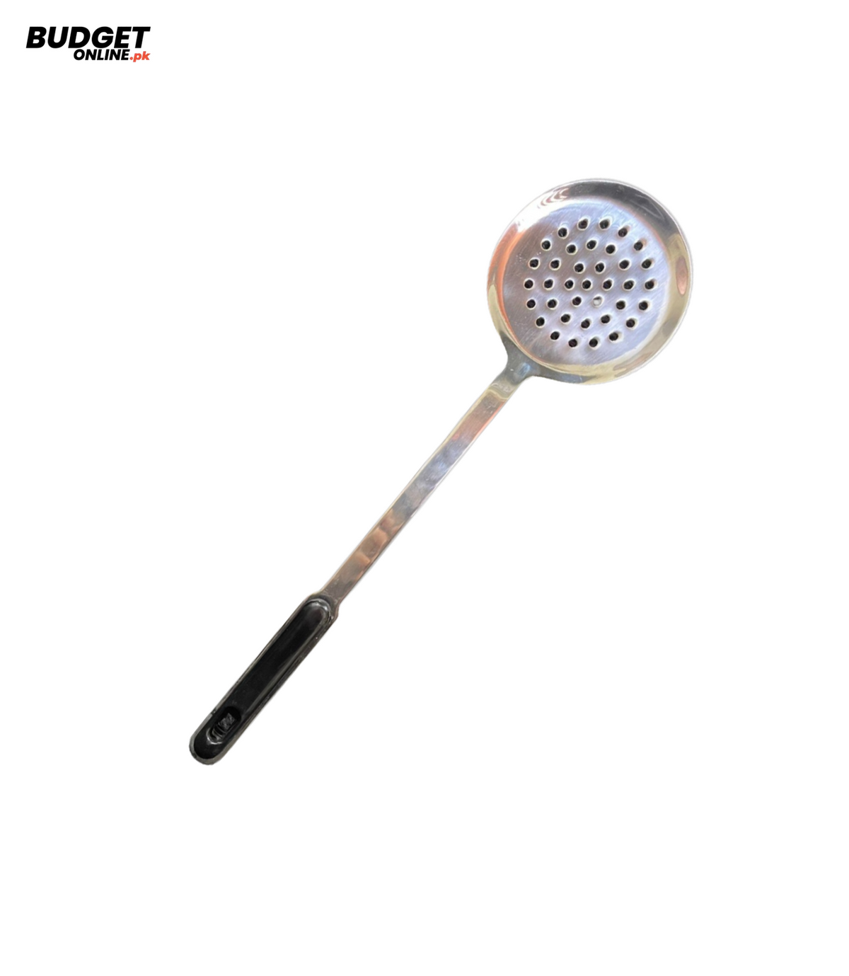Stainless Steel Skimmer With Black Handle