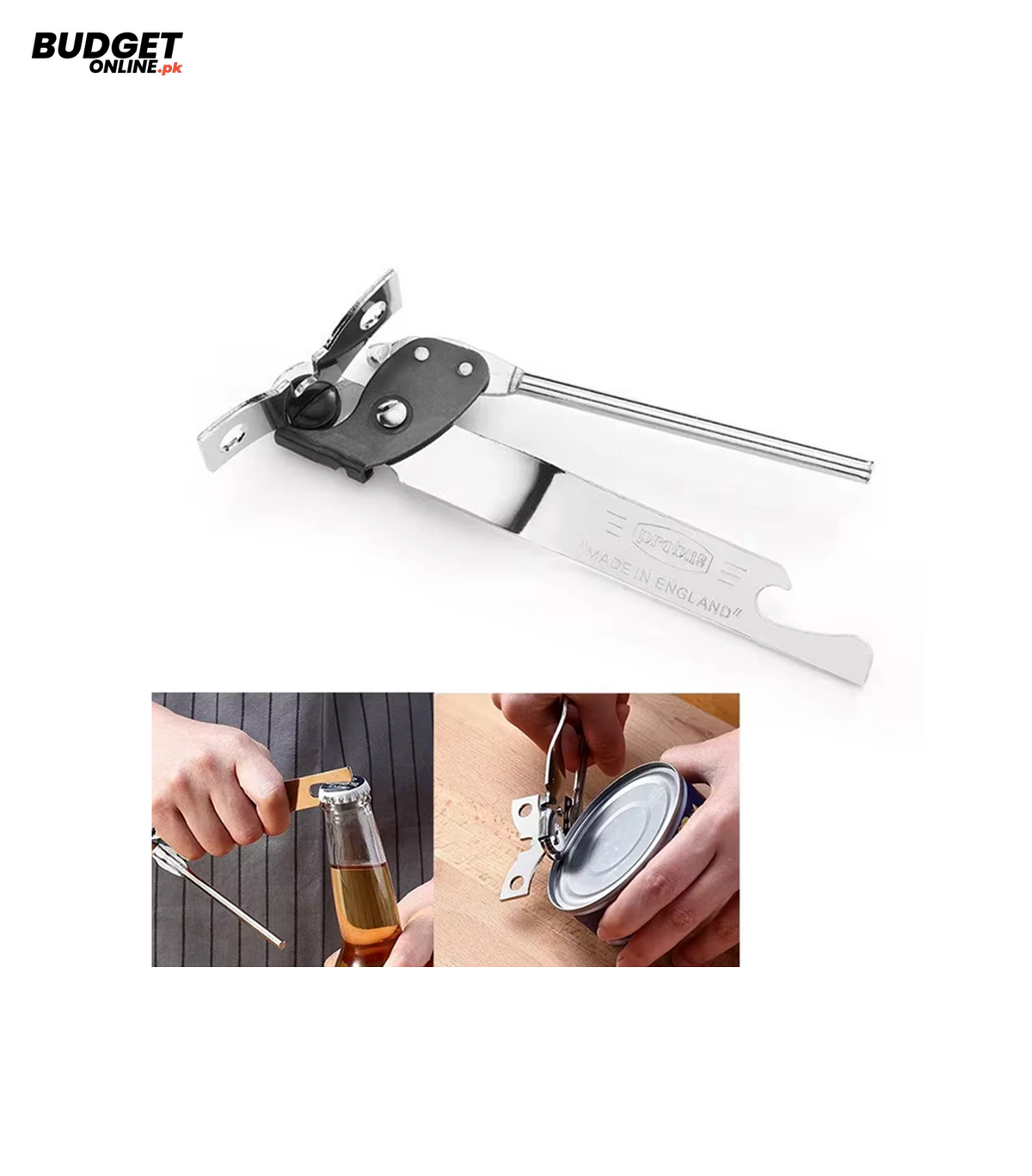 Stainless Steel 2-in-1 Can & Bottle Opener