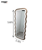 Wavy Full-Length Standing Mirror