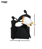 Black Couple Accordion Statue
